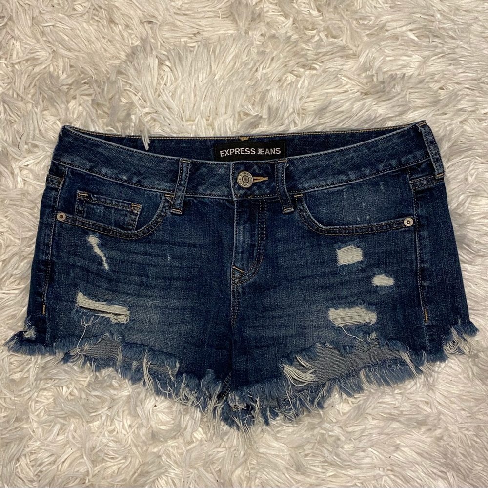 Express Distressed Shorts